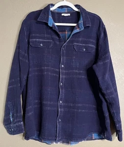 CARBON2COBALT blau karierter Flanell Herren Gr. XL - Bild 1 von 5