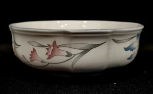 VILLEROY & BOCH RIVIERA SOUP BOWL 5 3/4" W/FLOWER INSIDE - Picture 1 of 5