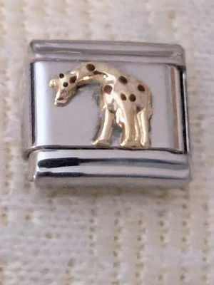 Auténtico Zoppini Clásico Italiano Cham Dorado Jirafa Africana África Viaje M37* Foto 1 de 4