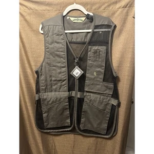 Neu mit Etikett Bob Allen Full Mesh Dual Pad Schießweste Größe Large Salbei - Bild 1 von 6