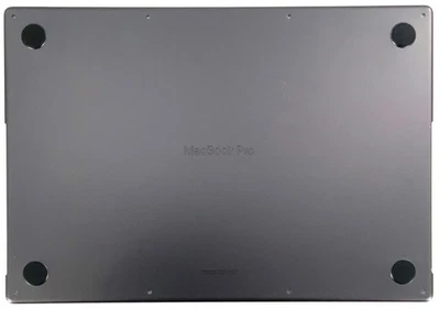 Capa inferior preta original do fabricante 923-09954 Apple Macbook Pro 13" M3 2023 A2992 - Imagem 1 de 3