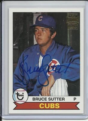 2003 TOPPS ARCHIVES BRUCE SUTTER AUTO SIGNED AUTOGRAPH #FFA-BSU CHICAGO CUBS - Image 1 of 4