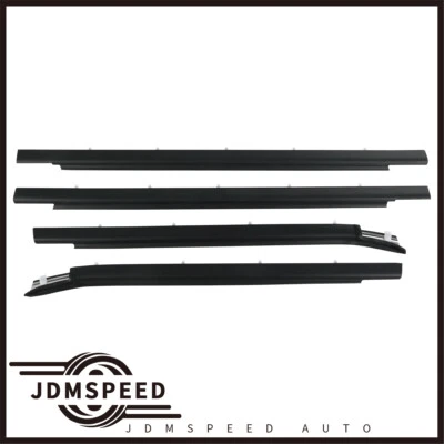 For Toyota Tundra 2000-2006 Double Cab 4× Window Moulding Weatherstrip Seal Belt - Image 1 of 4
