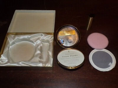 Ancien poudrier MASCOT et range rouge à lèvre - Photo 1/4