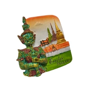 Imán de nevera 3d El Gran Palacio Bangkok Viaje turístico Tailandés Recuerdo Resina - Imagen 1 de 14