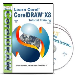 New CorelDRAW X8 Training Course on 2 DVDs