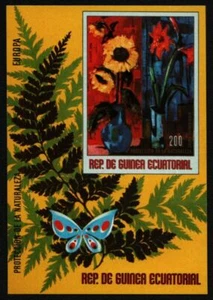 Äquatorial-Guinea 1977 - Mi-Nr. Block 276 ** - MNH - Schmetterling / Butterflies - Imagen 1 de 1