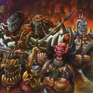 Gwar - The New Dark Ages (Black/Gold Marble) - Vinyl Record - Picture 1 of 1