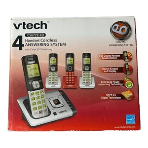 VTech CS6729-4D 4-Handset DECT 6.0 Cordless Phone with Answering System NEW NIB - Picture 1 of 8