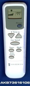 AKB73616106 NEW FRIEDRICH OEM AIR CONDITIONER REMOTE CONTROL PN: P67302247 - Picture 1 of 2