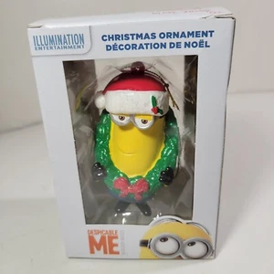 Despicable Me Minions Kevin with Wreath Ornament New in Box from old stock - Picture 1 of 4