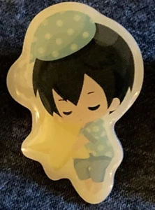 Taito Free! Eternal Summer Anime Haruka Nanase Metal Pin Badge Sugar Cake #7 - Picture 1 of 2