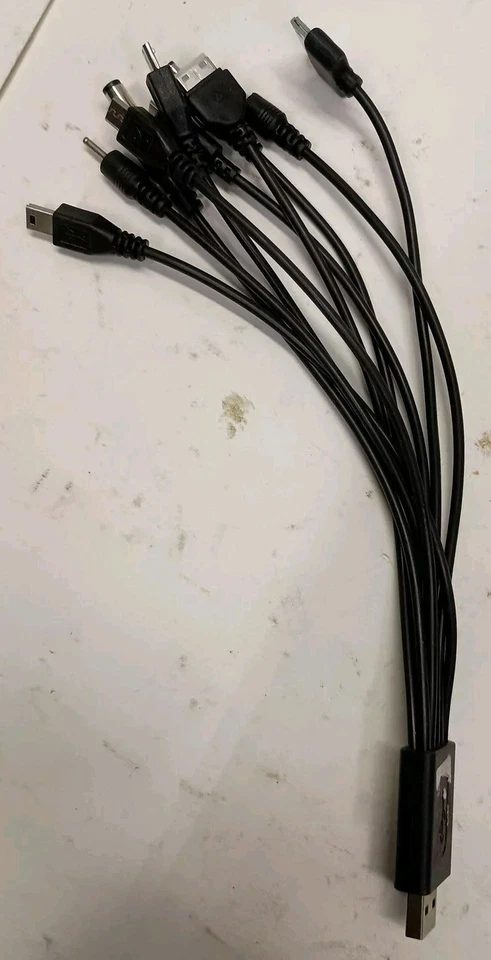 10 in 1 Universal Multi USB Charging Cable for Iphone/MP3/Ipad/Motorola/Sony - Image 1 of 4