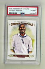 2018 Upper Deck Goodwin Champions #1 Michael Jordan PSA 10 Gem Mint