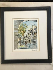 Pierre Eugene Cambier Watercolor Titled “Les Vosges” 345/350 (10" 1/2 x 8” 1/4) - Picture 1 of 5