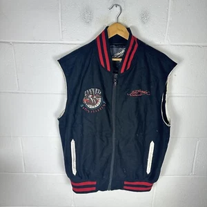 Vintage Ed Hardy Jacket Mens 2XL XXL Black Varsity Christian Audigier Y2K Goth* - Picture 1 of 12