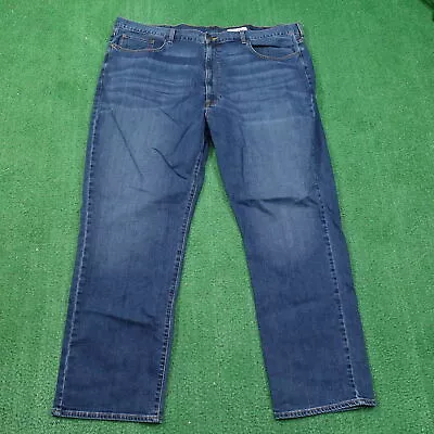 DANIEL CREMIEUX STRAIGHT FIT DENIM BLUE JEANS MENS SIZE 48X32 - Image 1 of 4