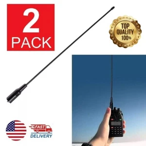 2-Pack For Baofeng UV5R UV-82 144/430MHz Dual Band Antenna NA771 SMA Female 10W - Picture 1 of 15