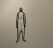 FABRICE RIVIÉRE ABSTRACT MODERNIST BEARDED MAN FIGURE STUDY PAINTING / DRAWING 