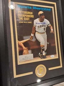 Willie Stargell Signed 1971 Sports Illustrated Magazine With New Custom Framing  - Picture 1 of 8