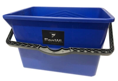 FenWi kleiner Wischeimer für Fensterreinigung 13 Liter Rechteck Eimer 33x23cm - Bild 1 von 4
