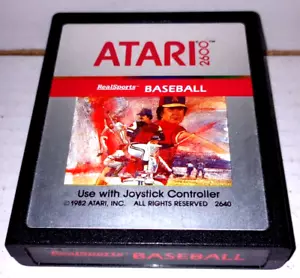 REALSPORTS BASEBALL - Atari 2600 Cartridge (1982) - Good Condition - Picture 1 of 4