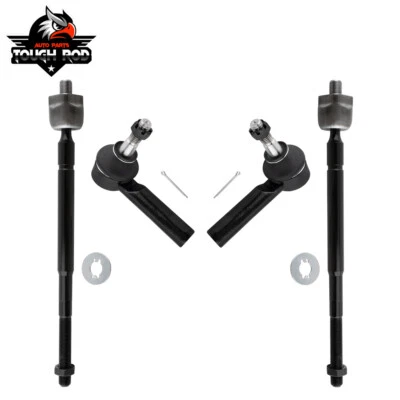 Extremos de barra de amarre exterior interior delantero 4 piezas para Pontiac Pursuit 2005-2006 todos los modelos Foto 1 de 4