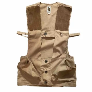 VTG Bob Allen Hunting Skeet Shooting Vest Gun Club Tan Sz M - Picture 1 of 4