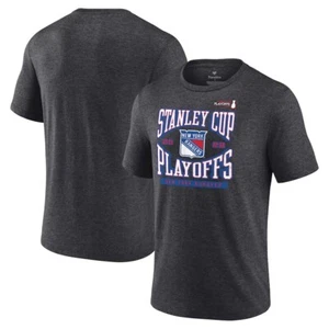 New York Rangers 2022 Stanley Cup Playoffs T Shirt Size XL Dark Gray New Tags - Picture 1 of 6