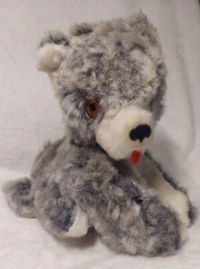 Rushton Company Stuff grauer Hund Wolf rote Schrift auf Etikett 1950,1960 Ära  - Bild 1 von 12