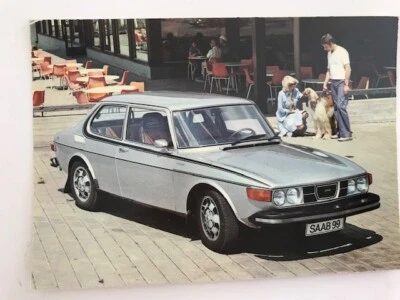 Postal vintage Saab 99 1975 Foto 1 de 2