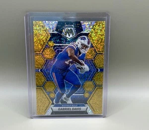 2023 Panini Mosaic Gold Sparkle Prizm 16/24 Gabriel Davis Buffalo Bills SSP - Bild 1 von 2