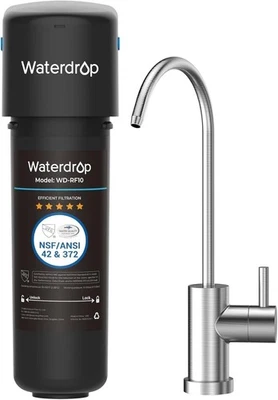 Waterdrop 10UB Under Sink Water Filter, 8K Gallons, Reduces PFAS, PFOA/PFOS - Image 1 of 4