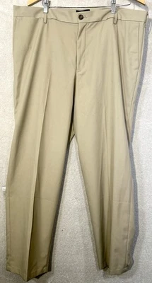 Docker’s Men’s Straight Fit Khaki Pants Beige Flat Front Dress Chinos Size 40x32 - Image 1 of 3