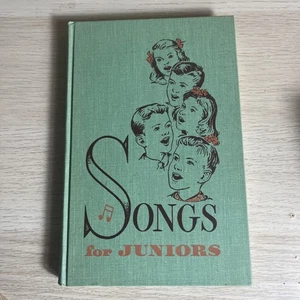 Songs for Juniors Hardcover  1953 Vintage Children's Songbook Broadman Press - Bild 1 von 6