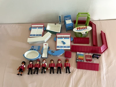 (157) lot de personnages et pièces hotel 5265 Playmobil - Photo 1/4