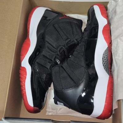 Air Jordan 11 Retro Bred Playoffs 2012 para hombre talla 11 Deadstock 378037 010 Foto 1 de 4