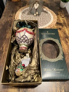 Waterford Holiday Heirlooms Lismore Heißluftballon Ornament 121626 mit Box & Etikett - Bild 1 von 19