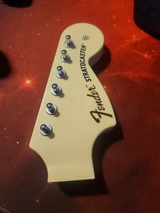 Rock Band 1 Fender Stratocaster Harmonix Replacement Head Stock Top Neck Piece - Picture 1 of 6