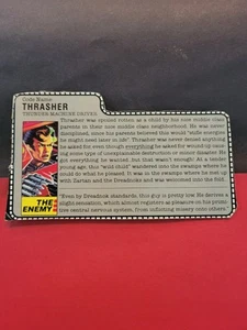 Thrasher Thunder Machine G.I. 1986 Joe Cobra Karteikarte Vintage Original  - Bild 1 von 3