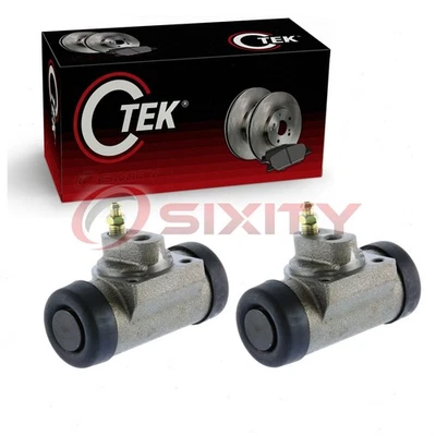 Cilindros de rueda de freno de tambor trasero centrados de 2 piezas para GMC K1500 1988-1999 frenado tm Foto 1 de 4