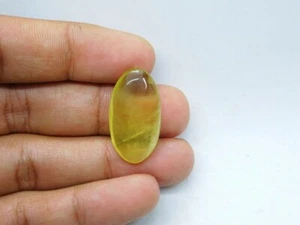 Piedra preciosa suelta de cuarzo amarillo limón natural para joyería 23 quilates. ME-419 - Imagen 1 de 4