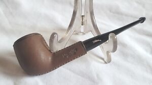 New Old Stock Leather Covered LONGCHAMP FRANCE Tobacco Pipe Unsmoked 