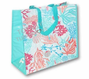 Bolso de Mano Tupperware Treasures of the Sea Blue Grande Reutilizable para Compras y Playa ❤️ - Imagen 1 de 2