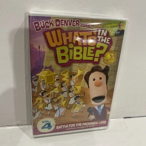 Buck Denver Asks..Whats In The Bible Vol 4 Dvd. Battle For The Promise Land New - Picture 1 of 3