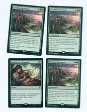 3x Zendikar Resurgent & Benefactor's Draught MTG Green Rares Free Tracking