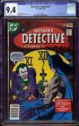 Detective Comics # 475 CGC 9.4 White (DC, 1978) Classic Joker cover