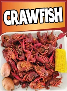 Crawfish Decal Window Sticker Food Truck Concession Vinyl Sign Crawfish #2 - Picture 1 of 6