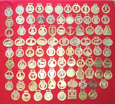 VINTAGE ENGLISH HORSE BRASSES YOUR CHOICE 120 TO CHOOSE FROM - LOT A1  (UPDATED) - Image 1 of 4