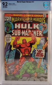 Marvel Super Heroes #41 CBCS 9.2 featuring Hulk killer - Picture 1 of 2